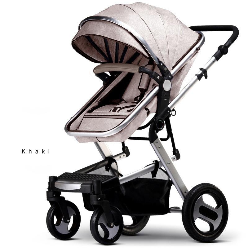 

2021 Luxury Baby Stroller High Landview 3 in 1 Baby Stroller Portable Pushchair Pram Comfort for Newborn
