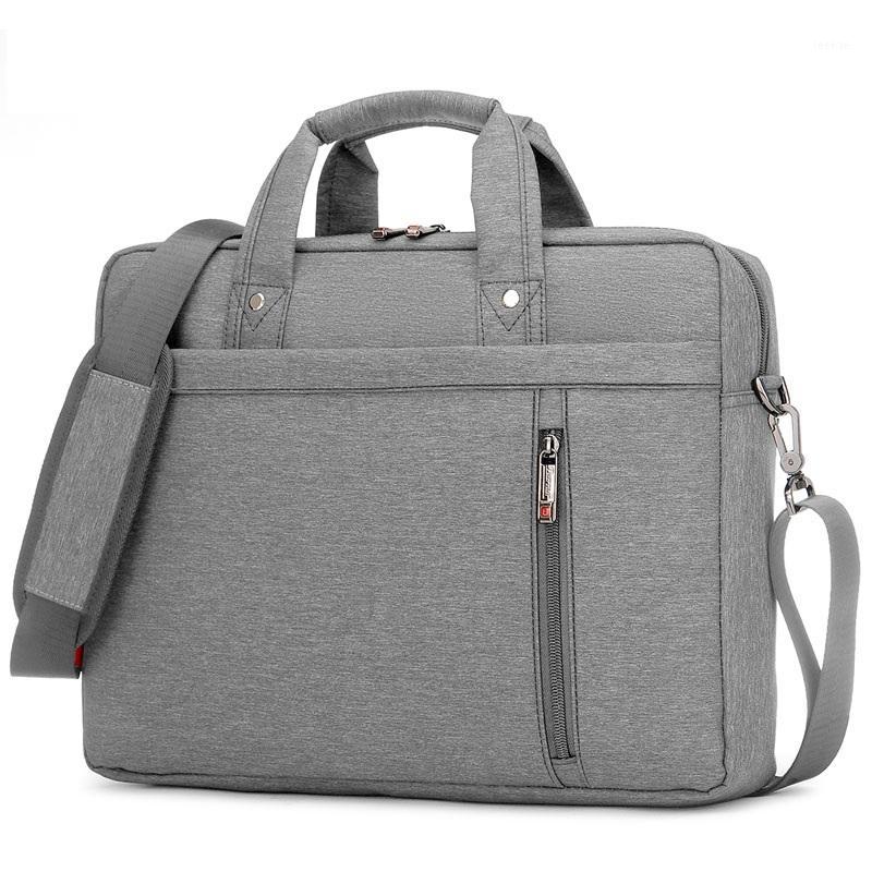 

13 14 15 17 Laptop Bag for Notebook Tablet MAC Laptops Waterproof Business Briefcase Men Women Handbag1, Grey 13inch