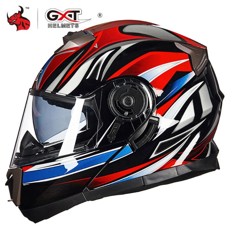 

GXT Motorcycle Helmet Racing Modular Dual Lens Motocross Moto Helmet Full Face Helmets Flip Up Casco Moto Capacete Casque, Gxt g160 a3