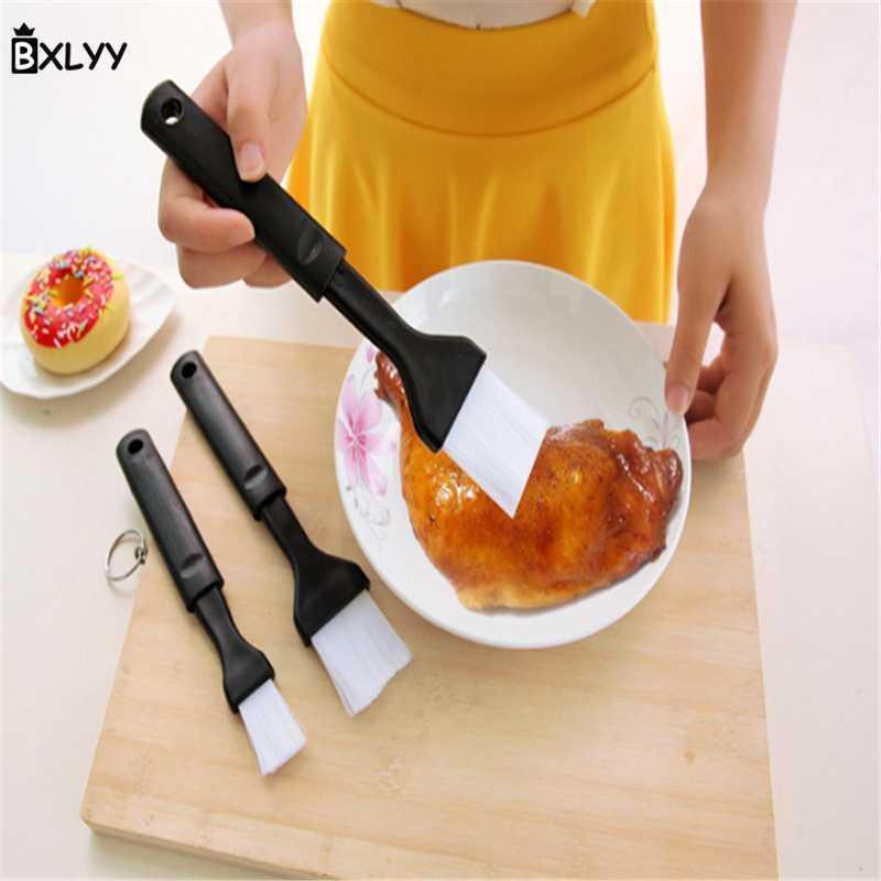 

BXLYY Hot 2pc/set Plastic Long Handle Brush High Temperature BBQ Brush Cooking Sauce Baking Tools Kitchen Accessories.7z1, Black