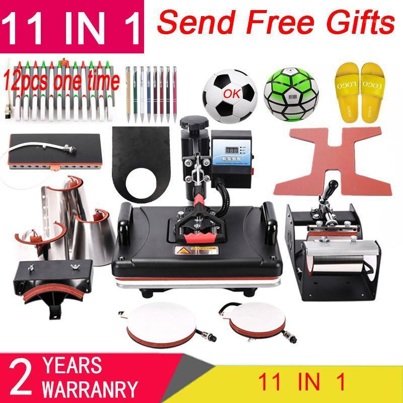 

30*38cm 11 in 1 Combo Heat Press Machine Sublimation Heat Transfer Machine For T Shirt/Plate/Mug/Shoe/Pen/Cap/Phone Case/Bottle1