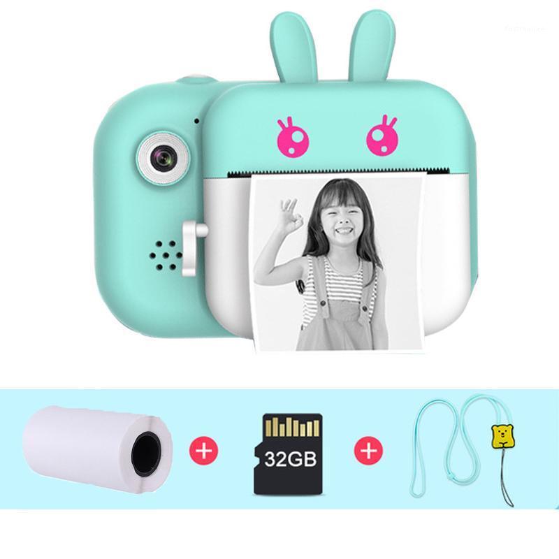

Children Instant Print Camera For Kids 1080P HD Digital Camera Cartoon Photo Toys with Thermal Photo Paper TF Card1