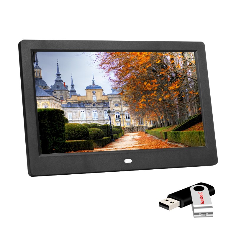 New 10 inch Screen LED Backlight HD 1024*600 Digital Photo Frame Electronic Album Picture Music Movie Full Function Good Gift-image-530918092