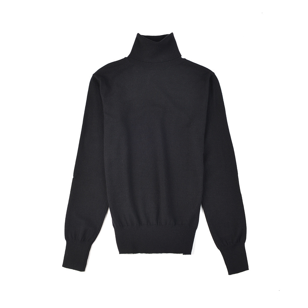 

2021 New Turtleneck Women Knitted Pullover Christmas Sweater Winter Clothing Soft Jumper Pull Femme Hiver 818m, White