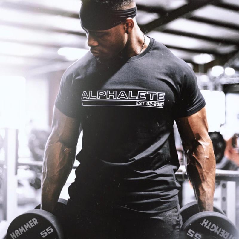 

Black Gym T-shirt Men Fitness Training Bodybuilding Skinny t shirt Male Running Sport Short sleeve Tees Tops1