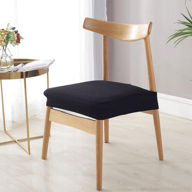 

Waterproof Chair Cover Elastic Washable Seat Cover Removable Spandex Dining Room Chair Seat Covers Office Dining Room Home Decor