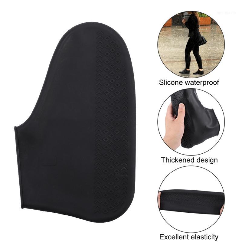 

Waterproof Rubber Shoes Cover Thick Sole Reusable Silicone Rain Boot Overshoes Latex Shoes Protectors Travel Shoe Covers Outdoor1