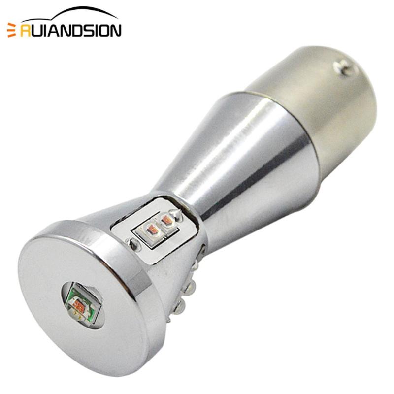 

1pc Canbus Led 1156 1141 1073 7506 BAU15S PY21W 1157 LED Bulbs 48W 12V 24V For Backup Reverse Light Amber Yellow, As pic