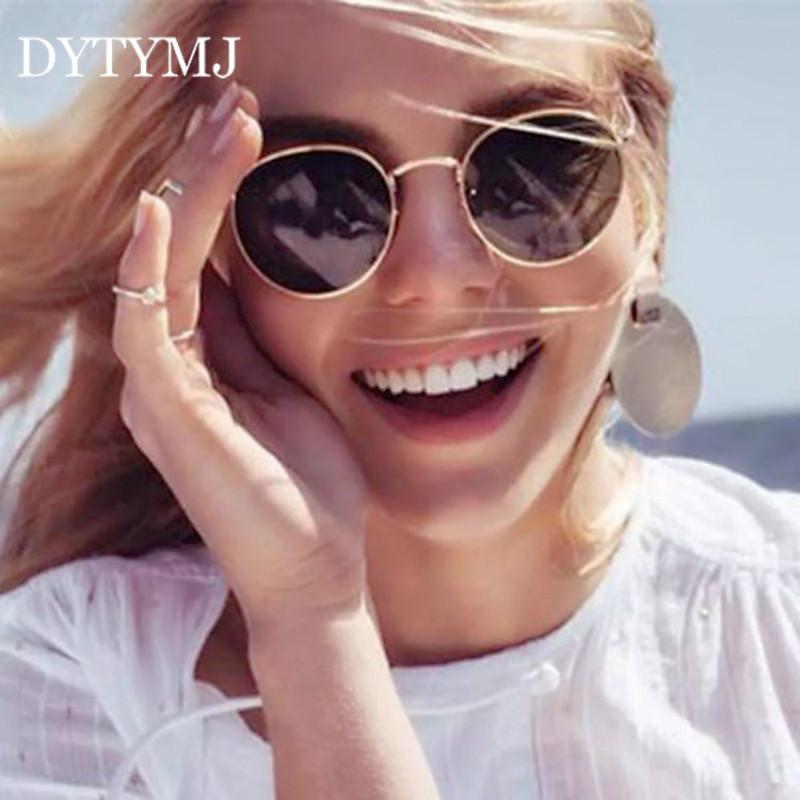 

Sunglasses DYTYMJ Round Women/Men Designer Glasses Women Alloy Mirror Eyeglasses Luxury Lentes De Sol Mujer