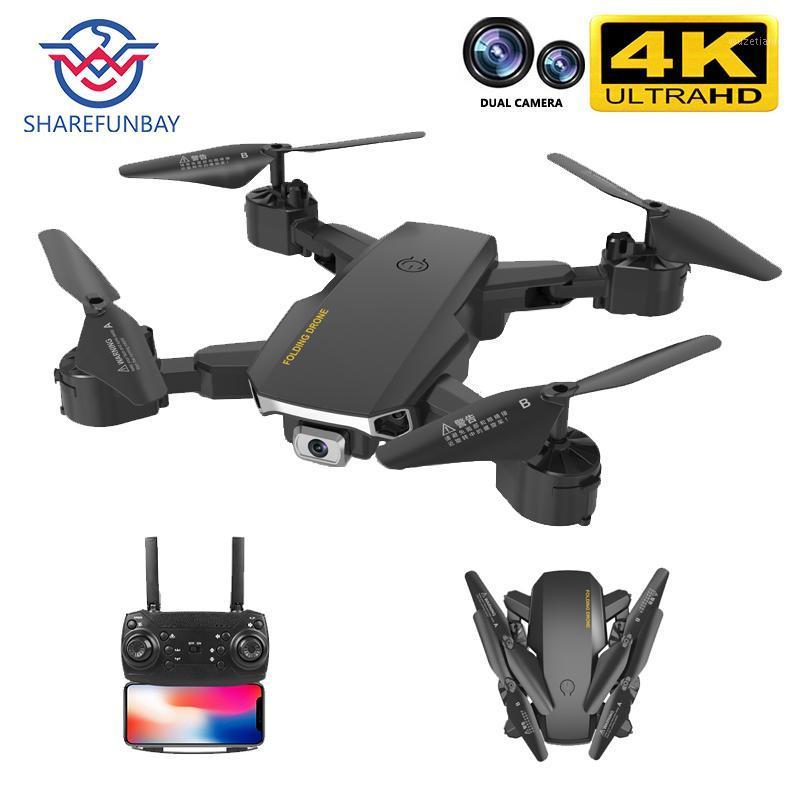 

NEW Rc Drone 4k HD Wide Angle Camera 1080P WiFi fpv Drone Dual Camera Quadcopter Real-time transmission Helicopter Toys1