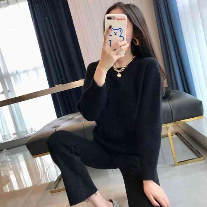 

Women's Sweaters Fashion Fall/Winter Designer Sweater For Comfort and warmth High-end cashmere cotton C letter embroidery GLKH, Customize