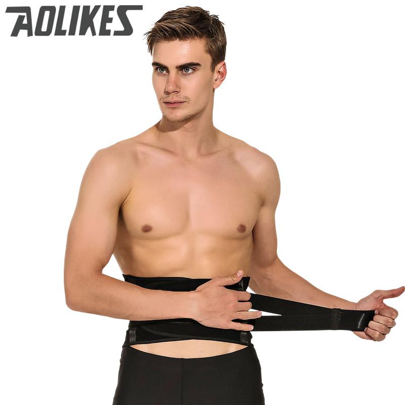 

Waist Trainer Fitness Weightlifting Support 4 Springs Support Belt Adjustable Elastic Men Womens recovery Lumbar Brace, Black