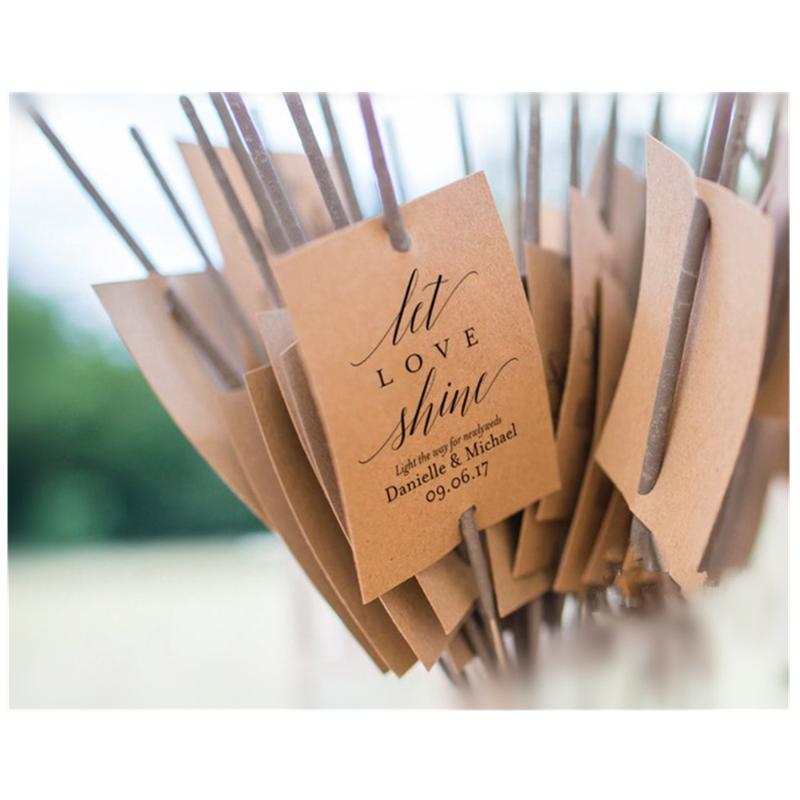 

Cusntom Wedding Sparkler Tags Sparkler Sendoff Sign Send Off Sign Let Love Shine