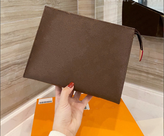 

happy_buy_bag 2022 High Quality Designers Clutch Bags Men and Women Luxurys Handbags Lady Classic Large Capacity Brown Purses Business Bag, Black