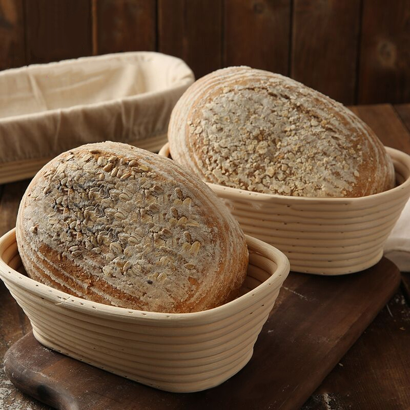 

Bread Baguette Dough Banneton Brotform Proofing Proving Baskets Fermentation Rattan Wicker Basket Country Various Shapes Choose 201023
