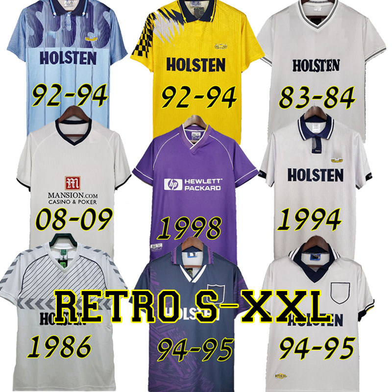 

Klinsmann 08 09 Retro soccer jersey 1978 Tottenham vintage GASCOIGNE ANDERTON SHERINGHAM 1990 1998 1991 82 Ginola Ferdinand 92 94 95 Classic Centenary uniforms 1986
