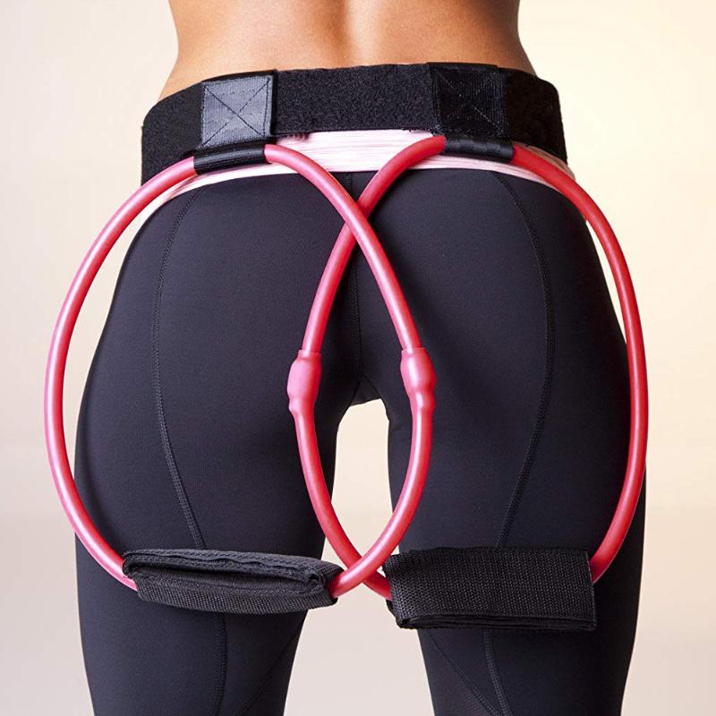 

Fitness Women body BuBand Resistance Bands Adjustable Waist Belt Pedal Exerciser for Glutes Muscle Workout Yoga Rally Band