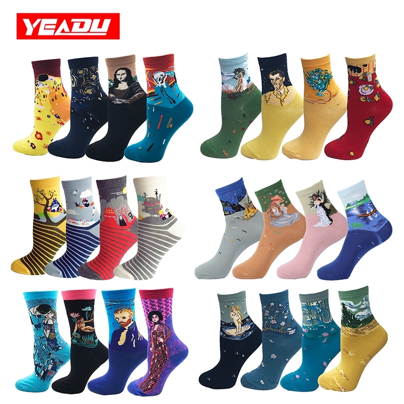 

Cartoon My Neighbor Totoro Spirited Away Funny Art Print Oil Women Socks Novelty Harajuku Kawaii Socks for Girl(4 Pairs / Lot ) 201109, Pack-4
