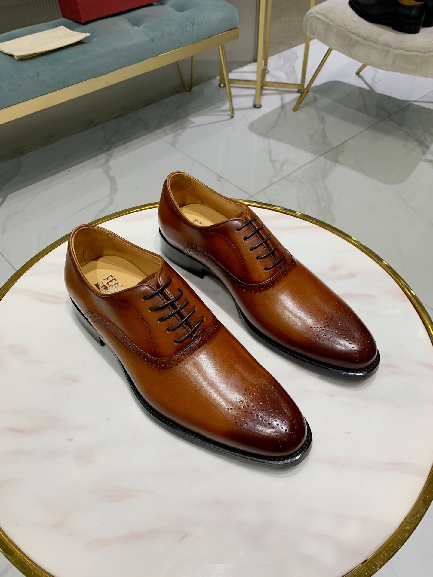 

New Style Fashion 2021 Men Flats Genuine Leather Dress Shoes Brand Designer Wedding Male Business Oxford Shoes Size 38-44, Black