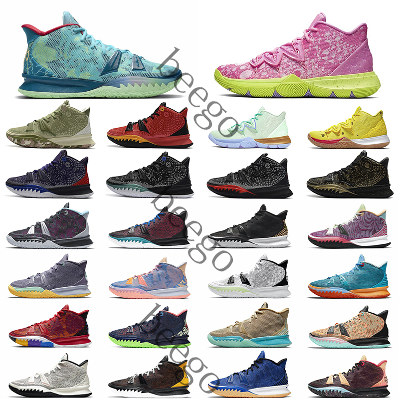 

basketball shoes men mens for kyrie 7 7s EP daughters 1 world people expressions CNY BK black pale lvory horus special fx ststerhood play for the future anime sneakers, Need box