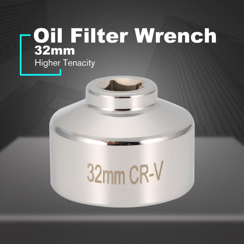 

Oil Filter Wrench 32mm Flutes End Socket Square Drive Cap Remover Tool Auto Car Repair Tools Remove Canister Housing