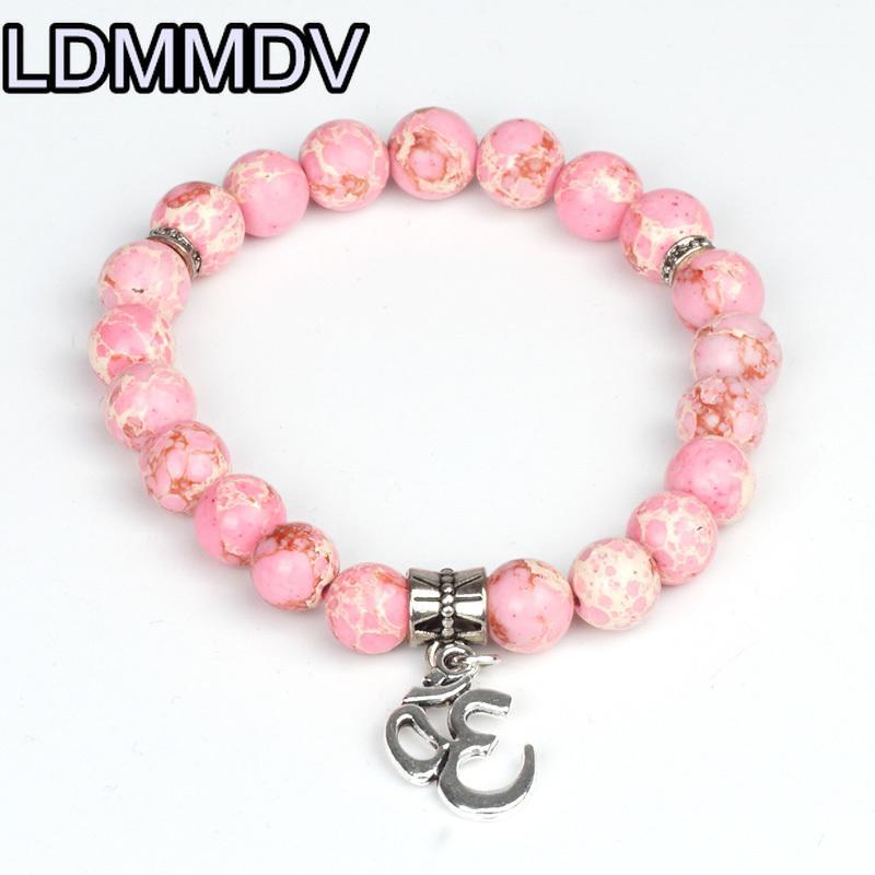 

Jades Bracelet Imperial Jaspers Stone Beads Bracelets Buddha Beads Bracelets Agates Snakeskin 8mm Pink For Muslim Jewelry1