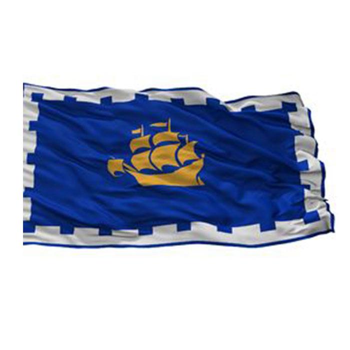

Quebec City Flag High Quality 3x5 FT City Banner 90x150cm Festival Party Gift 100D Polyester Indoor Outdoor Printed Flags and Banners