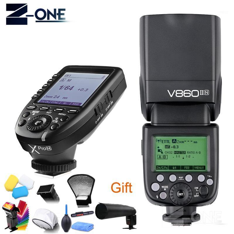 

Godox Ving V860II V860II-N 2.4G HSS 1/8000 Li-ion BatteryL Camera Flash+Wireless Transmitter Xpro-N for D850 D810 D5 D41