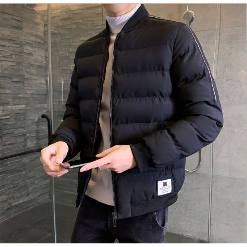 

2021 New Winter Jacket Men Cotton Thick Male Coats TTFN, Black
