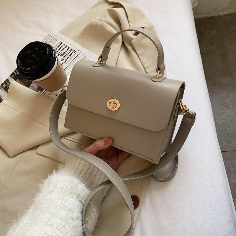 

Solid Color Women Handbags Crossbody Bags Elegant Black Shoulder Bags 2021 Fashion Simplicity Designer Female Pu Leather Tote