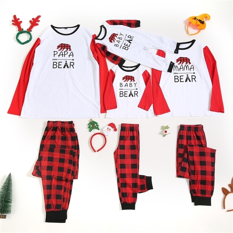 

Christmas Family Matching Pajamas Boys Girls Cartoon Snowman Long sleeve Clothing Sets For Dad Mommy Kids Baby Clothes Outfits 201104, As picture