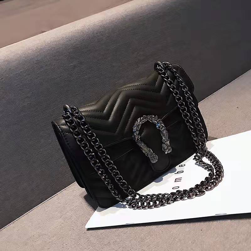 

HBP Soft leather Cross Body Luxury messenger bag designer shoulder bags Fashion Adjustable shoulder strap lady chain bag simple design Horseshoe Buckle, Freight make up the difference (not for