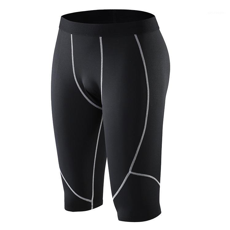 

Compression Tights Men Running Shorts Workout Sports Elastic Short Pant Tight Legging Basketball Yoga Shorts1, Blue