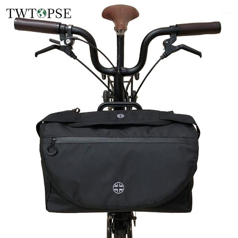 

TWTOPSE Waterproof British S Bags For Brompton Folding Bike Bag Bicycle Pannier Luggage Basket Rainproof Cover S Bag For 3SIXTY1