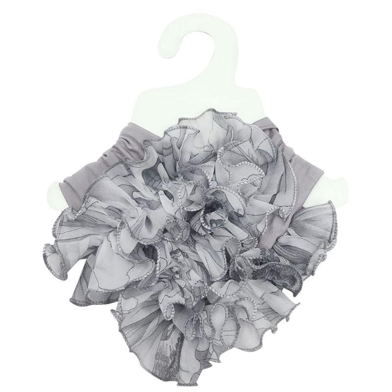 

Womens Floral Collar Scarf Luxury Flower Printed Neckerchief Ring Neck Scarves PXPB