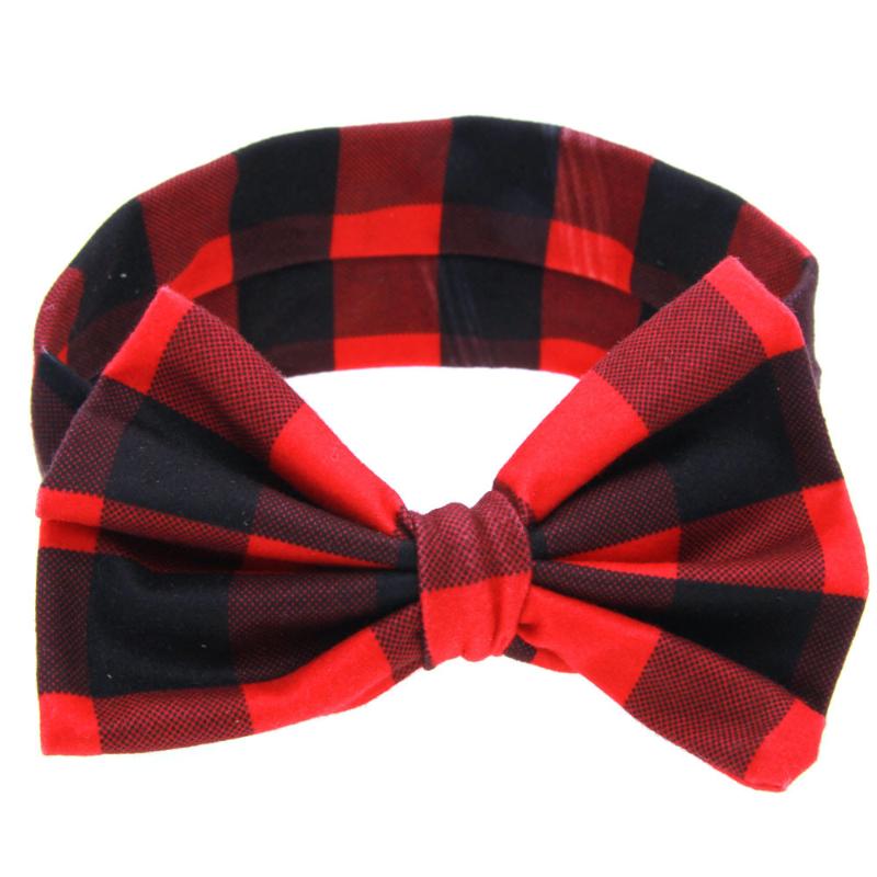 

Hot Headband Cute Baby Newborn Kids Baby Printing Bowknot Ears Elastic Cloth Headband, Black