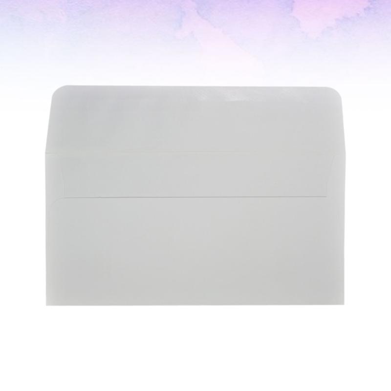 

100pcs Simple Envelope Practical Sealing Adhesive Storage Envelopes for Scrapbook