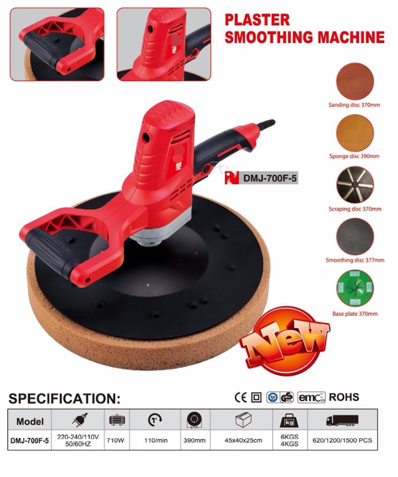 

Hyvst 220V Hand-held Electric Concrete Epoxy Cement Mortar Trowel Wall Smoothing Polishing Machine 390MM Wall Smoothing