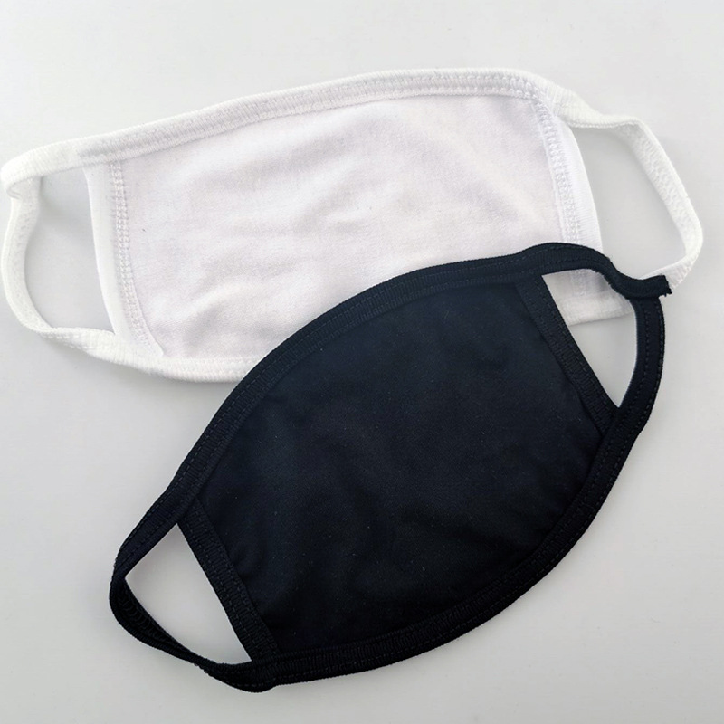 

100pcs Anti-Dust Cotton Mouth individual packaging Face Mask Unisex Man Woman Cycling Wearing Black Fashion Cotton Masks Good Quality