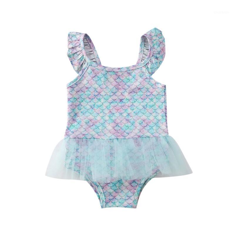 

Fashion Summer Swimwear Baby Girls Bikini Beach Ruffle One Piece Swimsuit Bathing Suit Toddler Kids Monokini Clothes1
