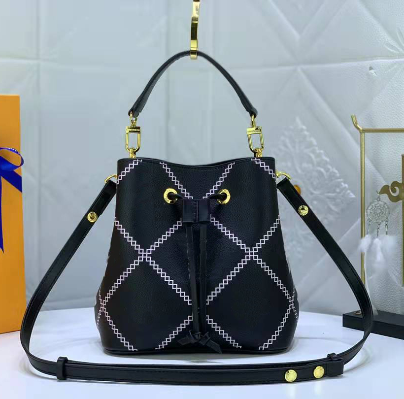 

Designer drawstring bucket bag luxury womens messenger bag handbag Monogram Crossbody shoulder clutch Central zip pocket logo Makeup Wallet Credit Card Case, Customize