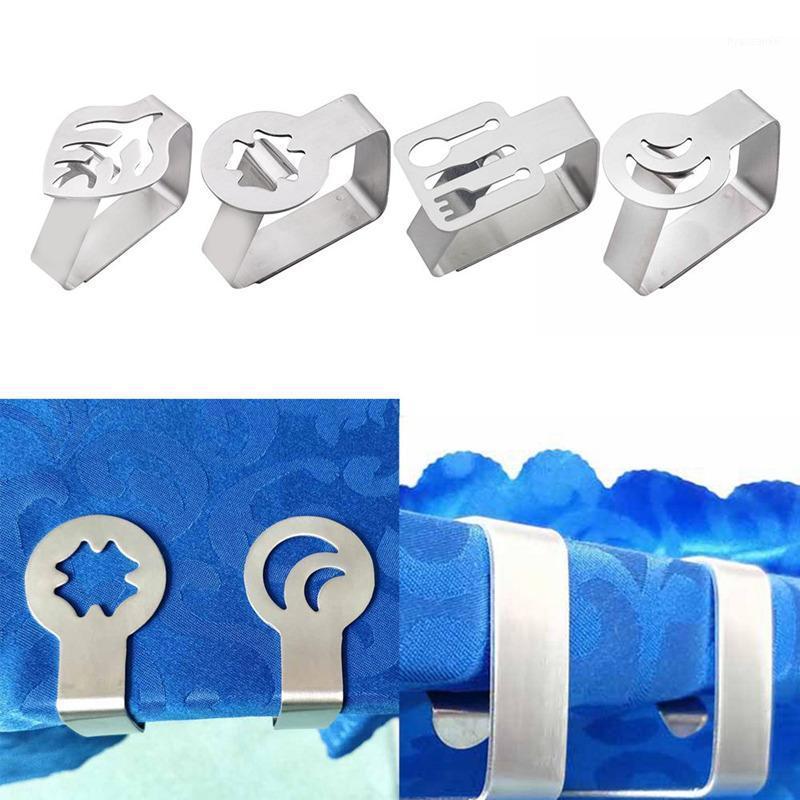 

1Pcs Stainless Steel Table Cloth Clip Kitchen Table Cloth Clip Non-slip Holders1