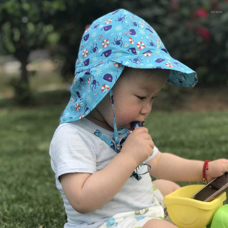 

Fishing Breathable Summer Wide Brim Outdoor Sports With Adjustable Chin Strap Foldable Kids Sun Hat Unisex Beach Cap Baby1, Whale