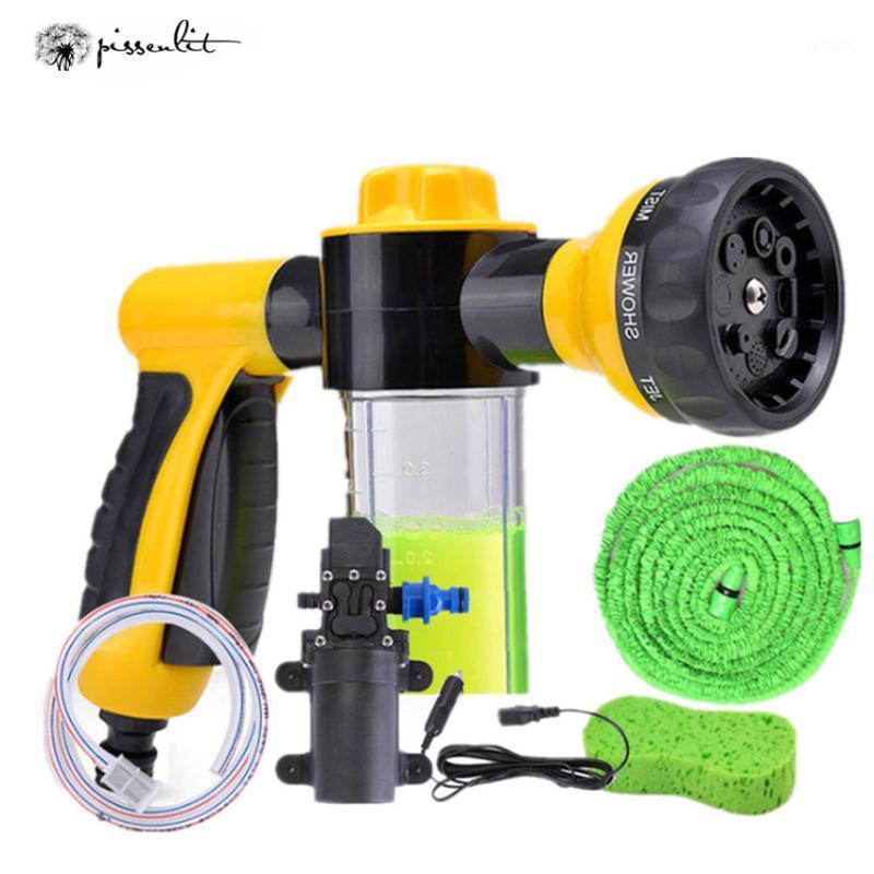 

Car Washer Gun Pump High Pressure Cleaner Car Care 12V Portable Washing Machine Electric Cleaning Auto Device Self-priming Tool1