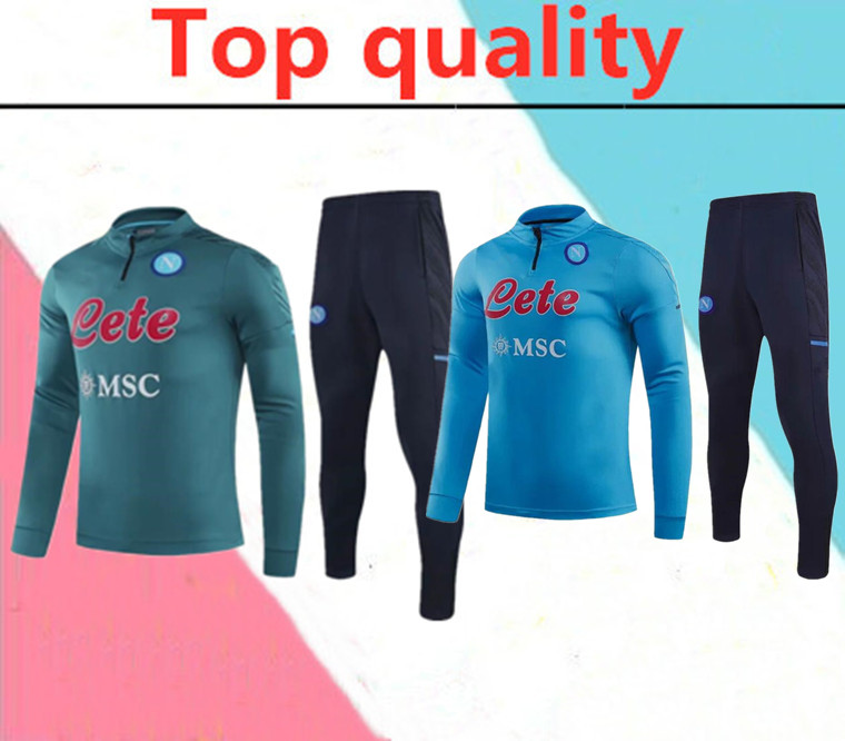 

2020 Napoli Hamsik adult soccer tracksuit 2020 2021 SSC Naples Insigne Callejon Zielinski men football training suit, Brown