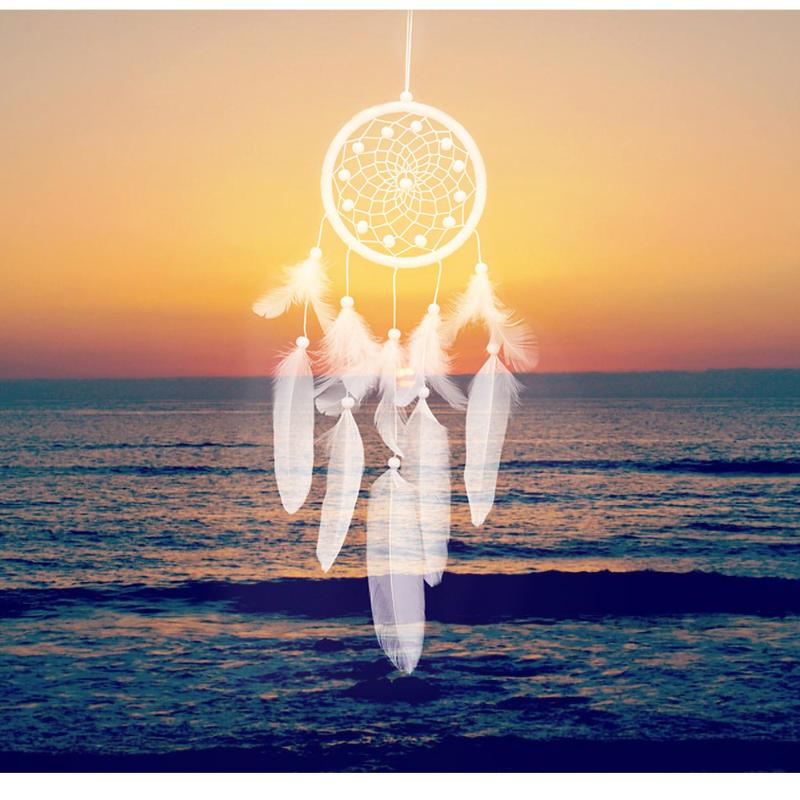 

Decorative Objects & Figurines Car Dream Catcher Feathers Decoration Accessories Dreamcatcher Beautiful Home Hanging Fashion Handmade Orname
