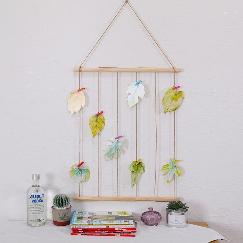 

Home Wall with Rope Clip Hanging Frame Bracket Office Decoration1