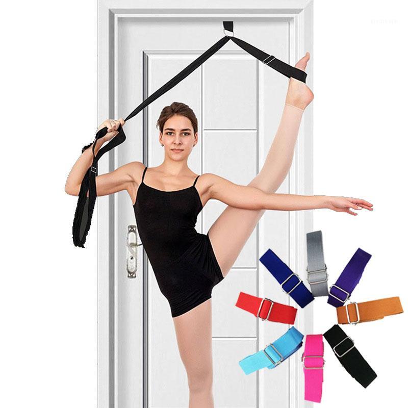 

Multifunction Door Ballet Training Yoga Hammock Belt Adjustable Swing Set Home Gym Equipment Adult Yoga Strap Soft Splitting1, Black