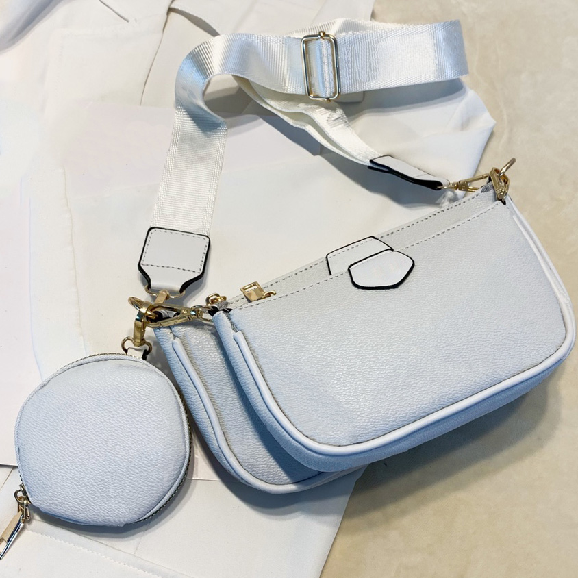 

Luxury lady Designer Wallets Shoulder Bags three piece set purs classic handbags Printed letters flowers women leather messenger bag satchel cross body bags packag, Style z