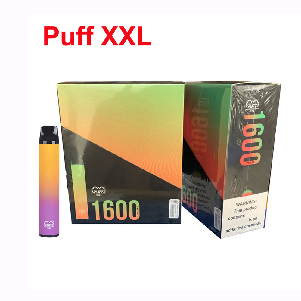 

best selling Puff Bar XXL 1600 Puffs Disposable Vapes pen Kit Puff Plus 6.5ml Vaporizer Electronic Cigarette starter kits pod device